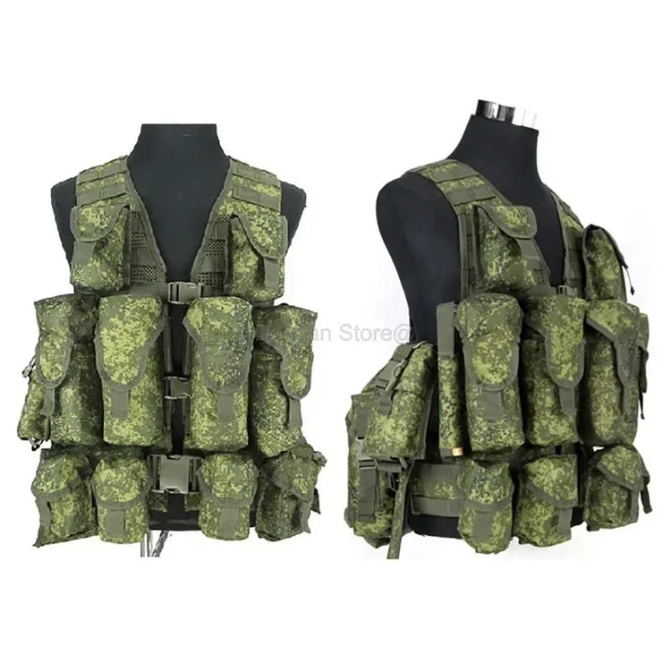 6SH117 Tactical Vest EMR Combat Equipment Uniform New Style Outdoor MOLLE Bags ACU Camouflage Full Sets Tactical Vests