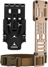 Tactical Modular Holster Adapter with QLS Kit, Drop Leg Platform Tan