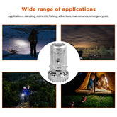 Foldable LED Lantern Fan - Solar, Rechargeable, and Battery-Powered 1500mAh Hanging Tent Light with Waterproof Design and Hook for Hiking