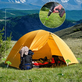 20 cm x 14.5 cm Screw-In Tent Stakes Ground Anchors - M8 Carbon Steel Hexagonal Plastic Head Spiral Screws for Camping and Outdoor Use