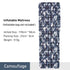 Ultralight Inflatable Outdoor Sleeping Pad for Camping and Travel - Folding Air Cushion Mattress without Headrest