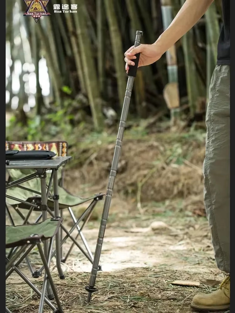 Multifunctional Ultralight Telescopic Hiking Poles Set for Outdoor Activities and Camping