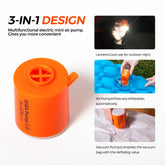 GIGA PUMP 2.0 - Versatile 3-in-1 Inflator, Deflator, and Light for Air Mattresses, Inflatable Pillows, and Swim Rings