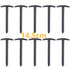 20 cm x 14.5 cm Screw-In Tent Stakes Ground Anchors - M8 Carbon Steel Hexagonal Plastic Head Spiral Screws for Camping and Outdoor Use