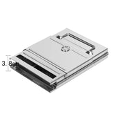 Portable Foldable Stainless Steel Camping Stove with Mini Charcoal Grill - Lightweight Barbecue Solution