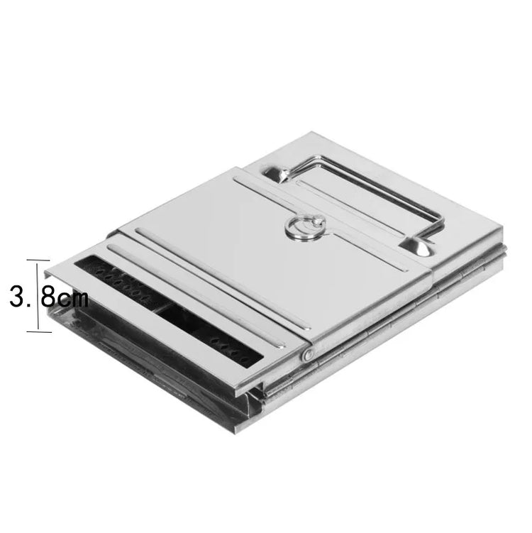 Portable Foldable Stainless Steel Camping Stove with Mini Charcoal Grill - Lightweight Barbecue Solution