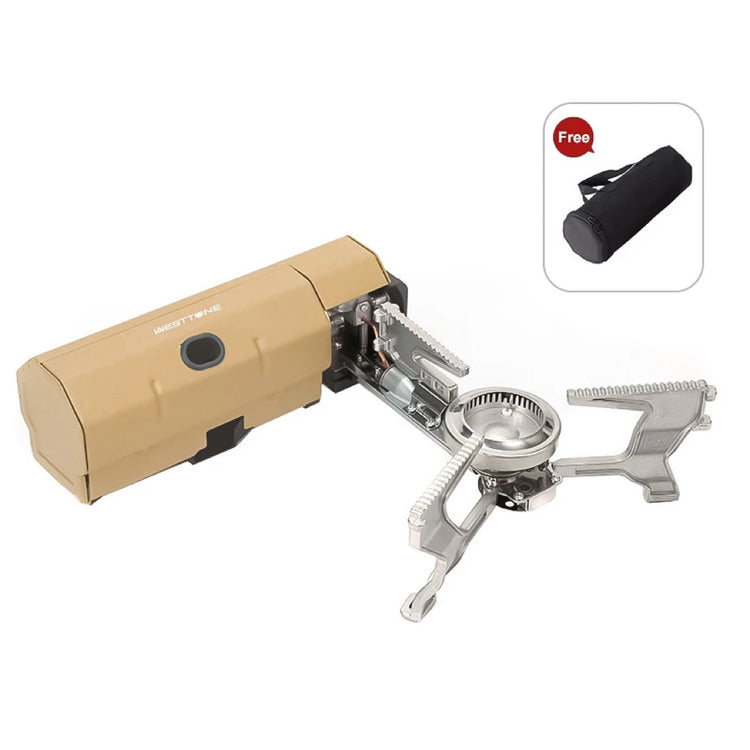Portable Folding Camping Gas Stove - 2670W Outdoor Cooking Grill and Heating System for Picnics and Travel