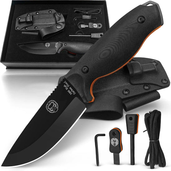 Holtzmans Elite 1095HC Survival Knife with Kydex Sheath